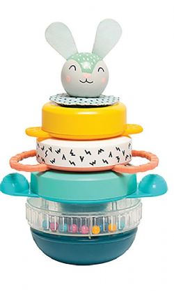 TAF TOYS - HUNNY BUNNY ANNEAUX À EMPILER